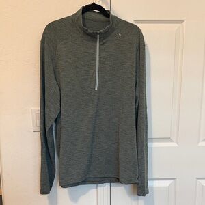 Green Lululemon Quarter-Zip Pullover
